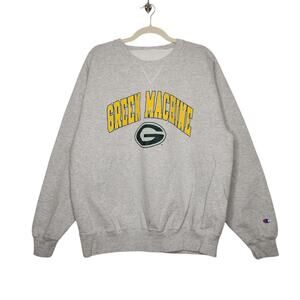 Vintage Champion Green Bay Packers Green Machine Crewneck Sweatshirt NFL